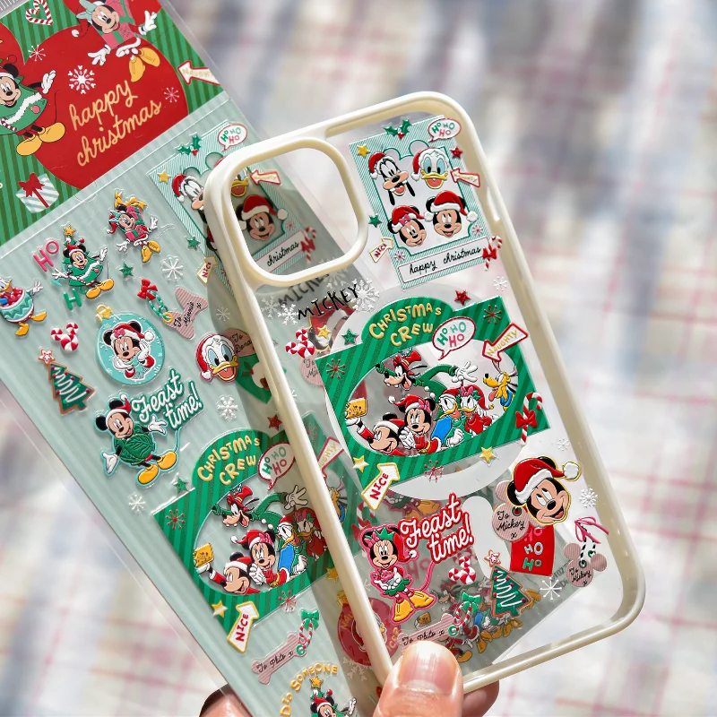 Disney Creativity Happy Christmas Series Микки Периферия Relief Ins Wind Donald Duck Мультфильм Чехол для телефона Чашка Журнал Веселая наклейка
Disney Creativity Happy Christmas Series Микки Периферия Relief Ins Wind Donald Duck Мультфильм Чехол для телефона Чашка Журнал Веселая наклейка