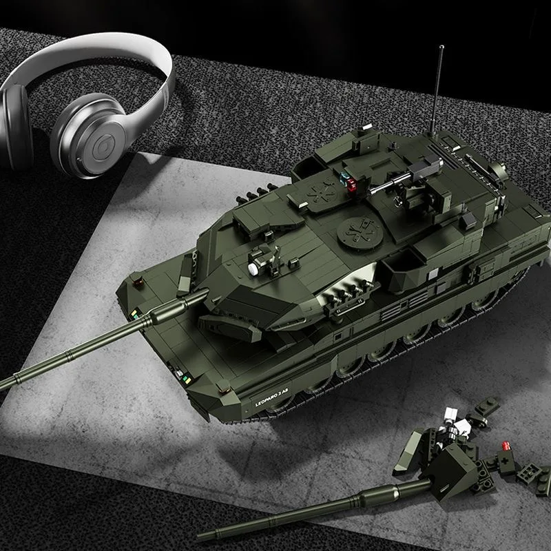 2306Pcs Modern Military Building Blocks Moc German Leopard 2A8 Main Battle Tank Model Collection and Children's Toys
2306Pcs Modern Military Building Blocks Moc German Leopard 2A8 Main Battle Tank Model Collection and Children's Toys