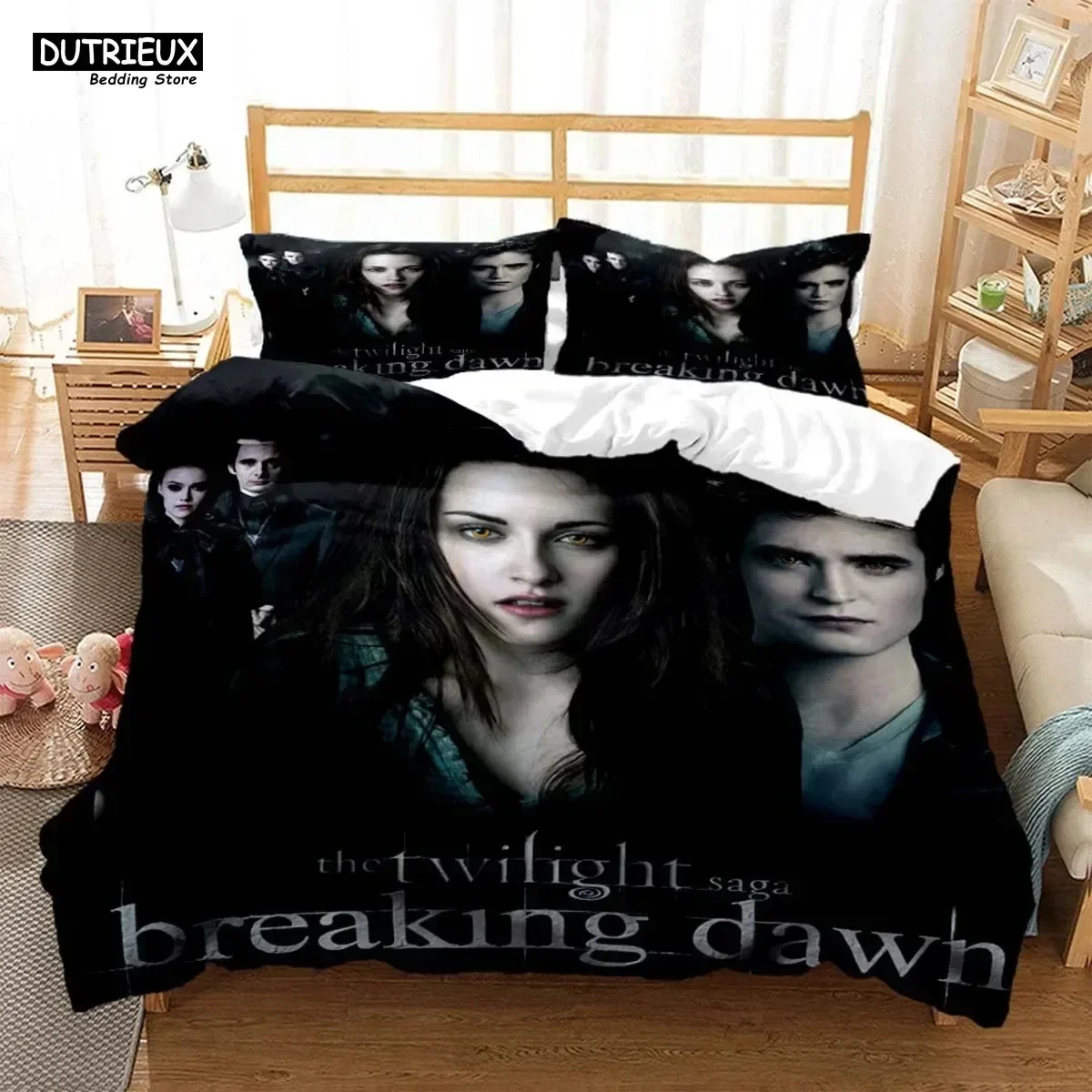 Die Twilight Saga HD Printed Bedding Queen Bedding Set Soft And Comfortable Customized King Size Bedding Set
Die Twilight Saga HD Printed Bedding Queen Bedding Set Soft And Comfortable Customized King Size Bedding Set