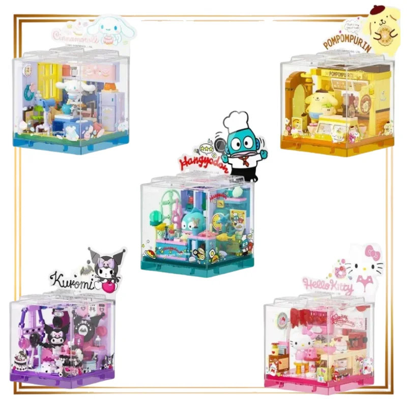 Sanrio Building Blocks Creative DIY Dreamy Dessert House Kuromi Hello Kitty Cartoon Anime Model Decoration Children's Toys Gift
Sanrio Building Blocks Creative DIY Dreamy Dessert House Kuromi Hello Kitty Cartoon Anime Model Decoration Children's Toys Gift
