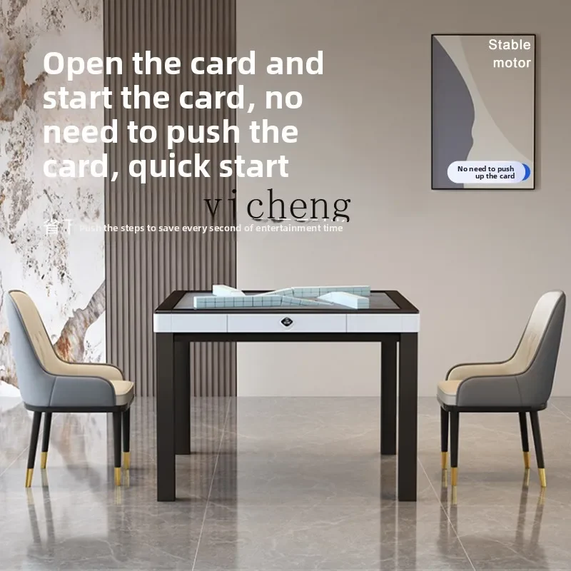 Mahjong Machine Fully Automatic Dining Table Dual-use No Pushing Cards Roller Coaster Folding Electric Mahjong Table
Mahjong Machine Fully Automatic Dining Table Dual-use No Pushing Cards Roller Coaster Folding Electric Mahjong Table