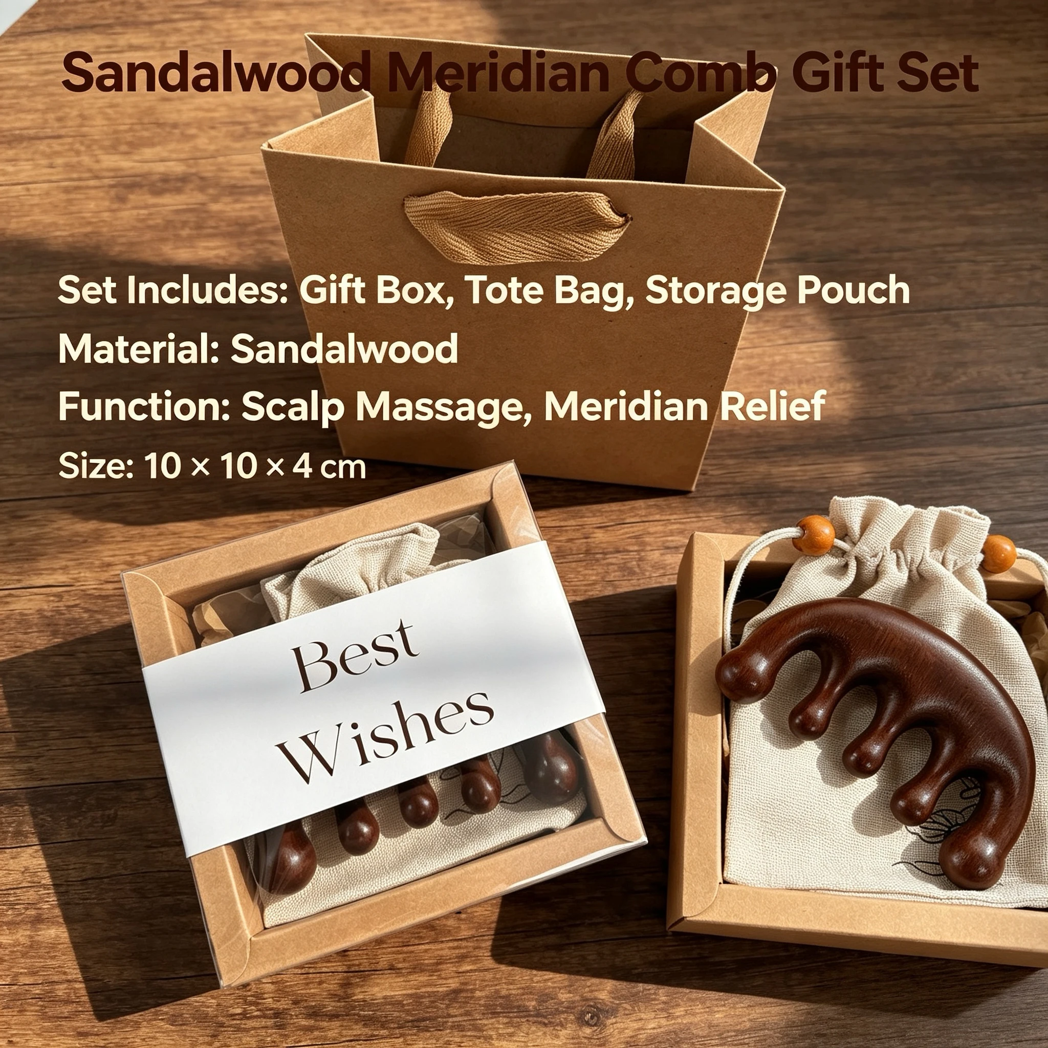 Chinese Style Sandalwood Meridian Comb Health Care Comb Set Gift Box Gift for Friends and Colleagues Event Gift Christmas and New Year Gift
Chinese Style Sandalwood Meridian Comb Health Care Comb Set Gift Box Gift for Friends and Colleagues Event Gift Christmas and New Year Gift