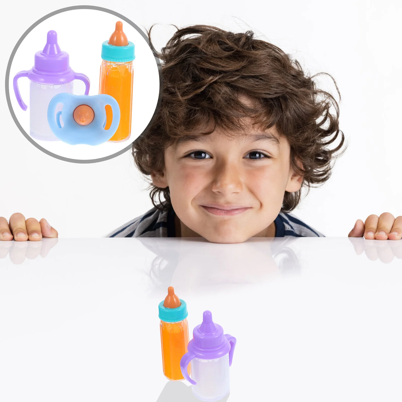 1Set Baby Accessories Pretend Play Feeding Set Durable Reusable Milk Bottles Increase Kids Interest Creativity
1Set Baby Accessories Pretend Play Feeding Set Durable Reusable Milk Bottles Increase Kids Interest Creativity