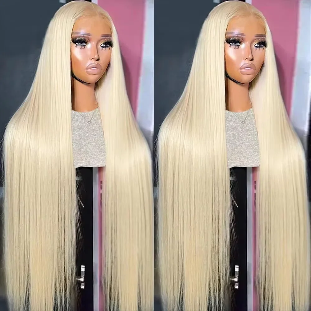 42Inch 250% HD 13x7 Transparent 613 Blonde Straight 13x6 Colored Lace Front Human Hair Wigs For Women Brazilian Lace Frontal Wig
42Inch 250% HD 13x7 Transparent 613 Blonde Straight 13x6 Colored Lace Front Human Hair Wigs For Women Brazilian Lace Frontal Wig