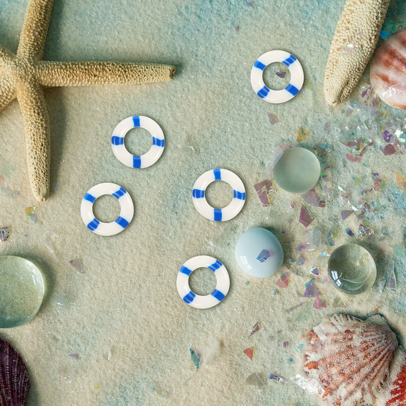 10Pcs Marine Theme Swim Ring Door Decorative Ornaments Resin Decor for Cafe Bar Home Restaurant Window Wall Decoration Blue
10Pcs Marine Theme Swim Ring Door Decorative Ornaments Resin Decor for Cafe Bar Home Restaurant Window Wall Decoration Blue