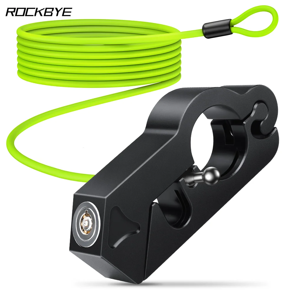 Rockbye 2 In 1 Motorcycle Handlebar Lock Moto Safety Locks Helmet Lock Fit Grip Street Security Anti-Theft Brake Lock With Rope
Rockbye 2 In 1 Motorcycle Handlebar Lock Moto Safety Locks Helmet Lock Fit Grip Street Security Anti-Theft Brake Lock With Rope