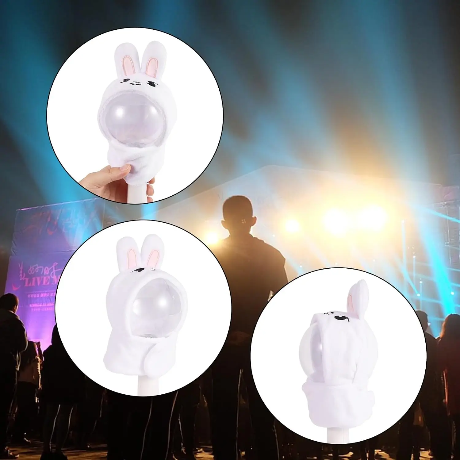SKZOO Cartoon Character Glow Stick Holder, Soft Plush Cloth, Support Display Holder, Compatible with SK Light Stick Ver1.0/2.0
SKZOO Cartoon Character Glow Stick Holder, Soft Plush Cloth, Support Display Holder, Compatible with SK Light Stick Ver1.0/2.0