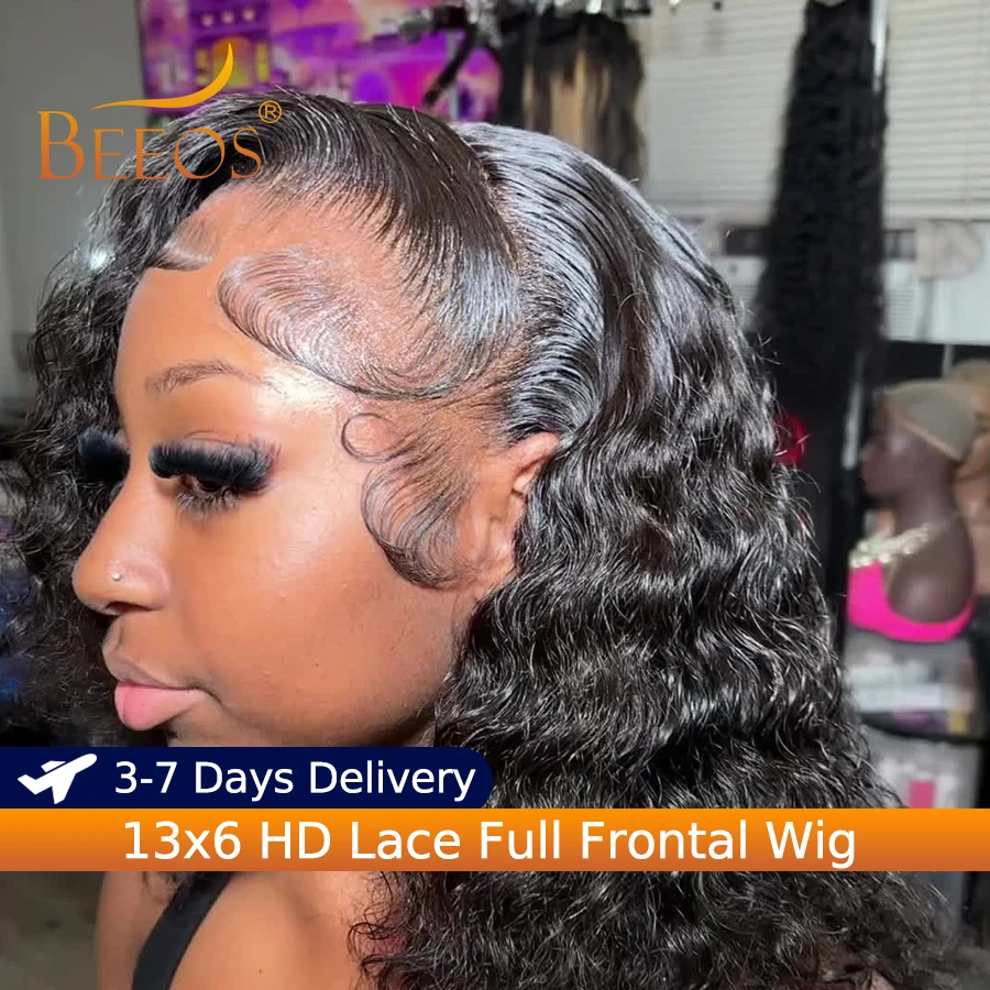 250% Ultra Fitted Water Wave Short Bob Wigs 13x6 Real HD Lace Full Frontal Wigs Pre Plucked Curly Wigs HD Lace Wigs For Women
250% Ultra Fitted Water Wave Short Bob Wigs 13x6 Real HD Lace Full Frontal Wigs Pre Plucked Curly Wigs HD Lace Wigs For Women