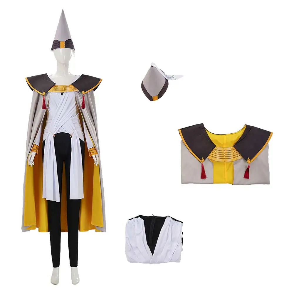 Anime Atelier of Witch Tongari Boushi Cosplay Alaira Hat Clothes Halloween Costume Carnival Outfit Suits Party Disguise Roleplay
Anime Atelier of Witch Tongari Boushi Cosplay Alaira Hat Clothes Halloween Costume Carnival Outfit Suits Party Disguise Roleplay