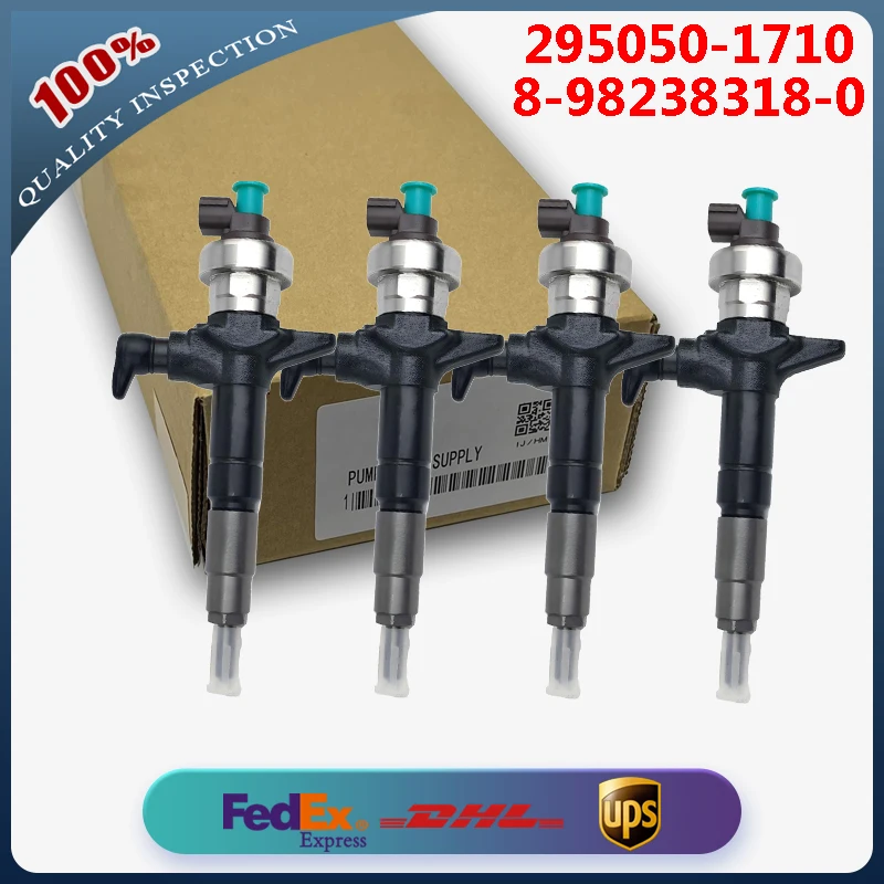 4PCS Common Rail Injector 295050-1710 295050-1711 8-98238318-0 8-98331847-1 For Isuzu Engine 4JJ1 D-Max Truck NLR85 NP NQR
4PCS Common Rail Injector 295050-1710 295050-1711 8-98238318-0 8-98331847-1 For Isuzu Engine 4JJ1 D-Max Truck NLR85 NP NQR