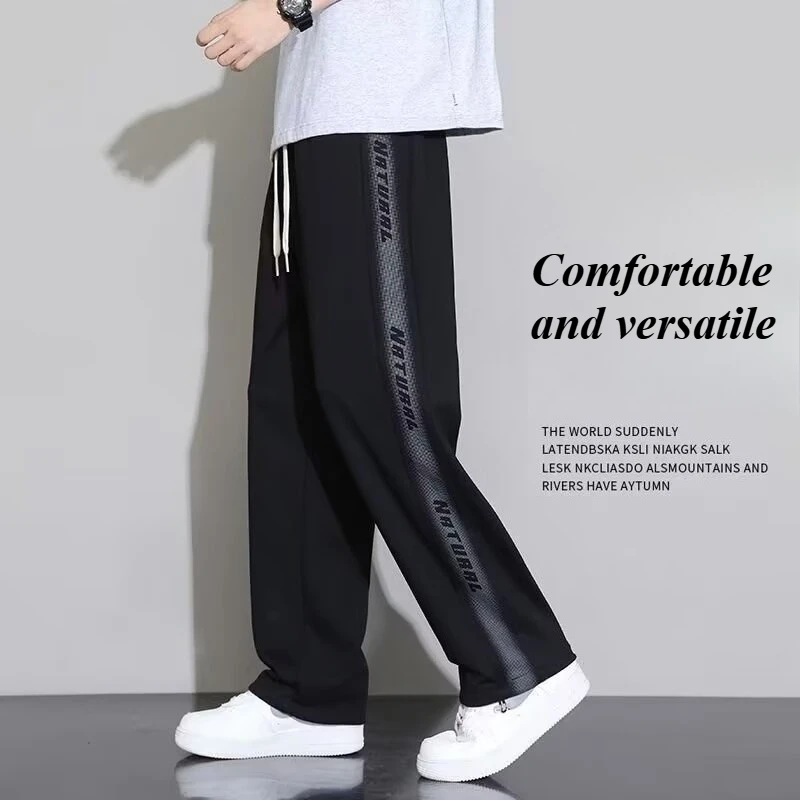 Side Stripe Joggers Men Trousers Autumn High Street Vibe Korean Wide-leg Trousers Casual Niche Straight-leg Loose Sports Pants
Side Stripe Joggers Men Trousers Autumn High Street Vibe Korean Wide-leg Trousers Casual Niche Straight-leg Loose Sports Pants
