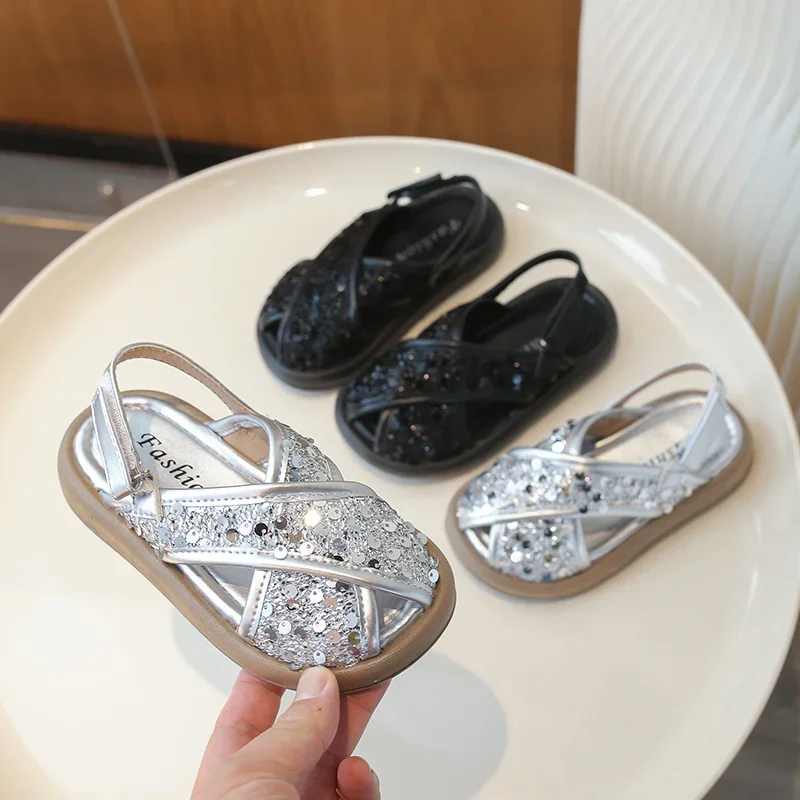 Size23-35 Summer Elegant Princess Sequin Hollow Children's Casual Kids Students Sandalias De Mujer Baby Girls Comfort Sandals
Size23-35 Summer Elegant Princess Sequin Hollow Children's Casual Kids Students Sandalias De Mujer Baby Girls Comfort Sandals