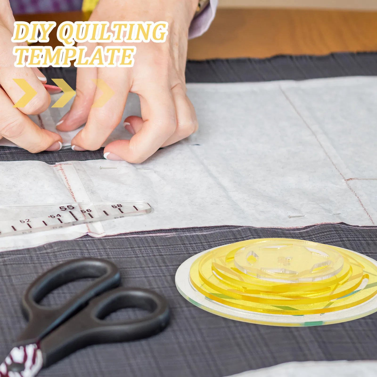 5Pcs Quilting Template Professional Acrylic Sewing Tool DIY Patchwork Aid Embroidery Stencils for Machine Quilting Crafts
5Pcs Quilting Template Professional Acrylic Sewing Tool DIY Patchwork Aid Embroidery Stencils for Machine Quilting Crafts