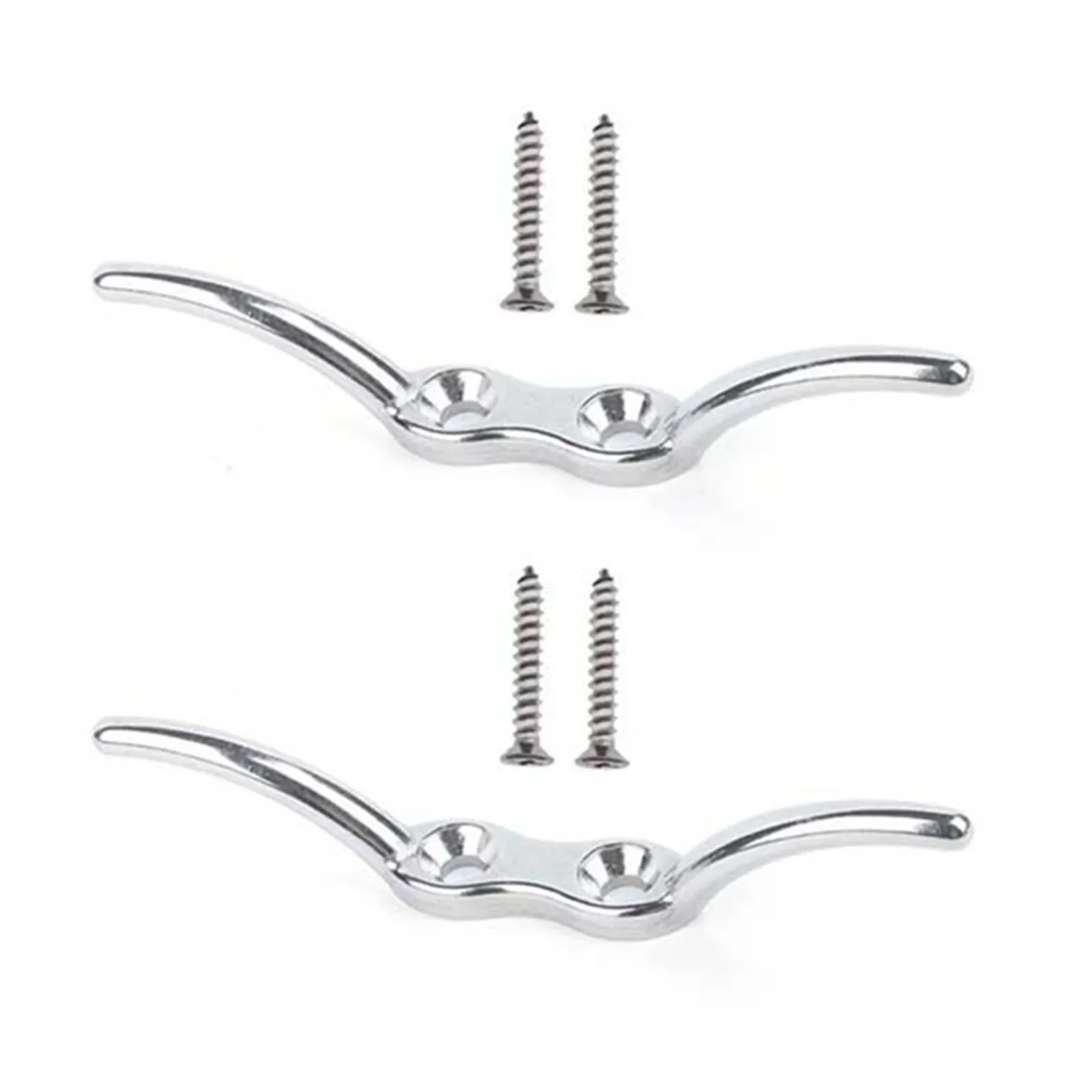2pcs Flag Rope Fixing Cleat Hook Stainless Steel Flagpole Cleat Hook Practical For Flagpole For Boats 65mm FlagPole Rope Cleat
2pcs Flag Rope Fixing Cleat Hook Stainless Steel Flagpole Cleat Hook Practical For Flagpole For Boats 65mm FlagPole Rope Cleat
