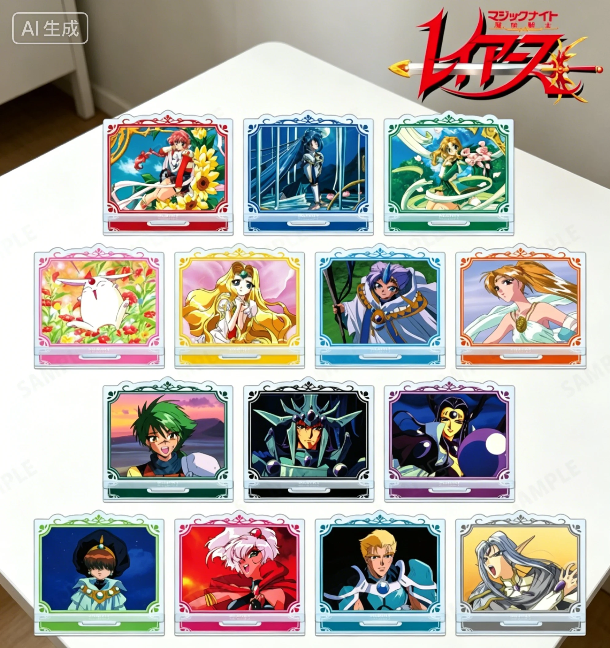 Anime cartoon character Umi/Shidou Hikaru/Hououji Fuu Scene drawing Acrylic Figure Stand Model Plate Keychains Desk Decor
Anime cartoon character Umi/Shidou Hikaru/Hououji Fuu Scene drawing Acrylic Figure Stand Model Plate Keychains Desk Decor