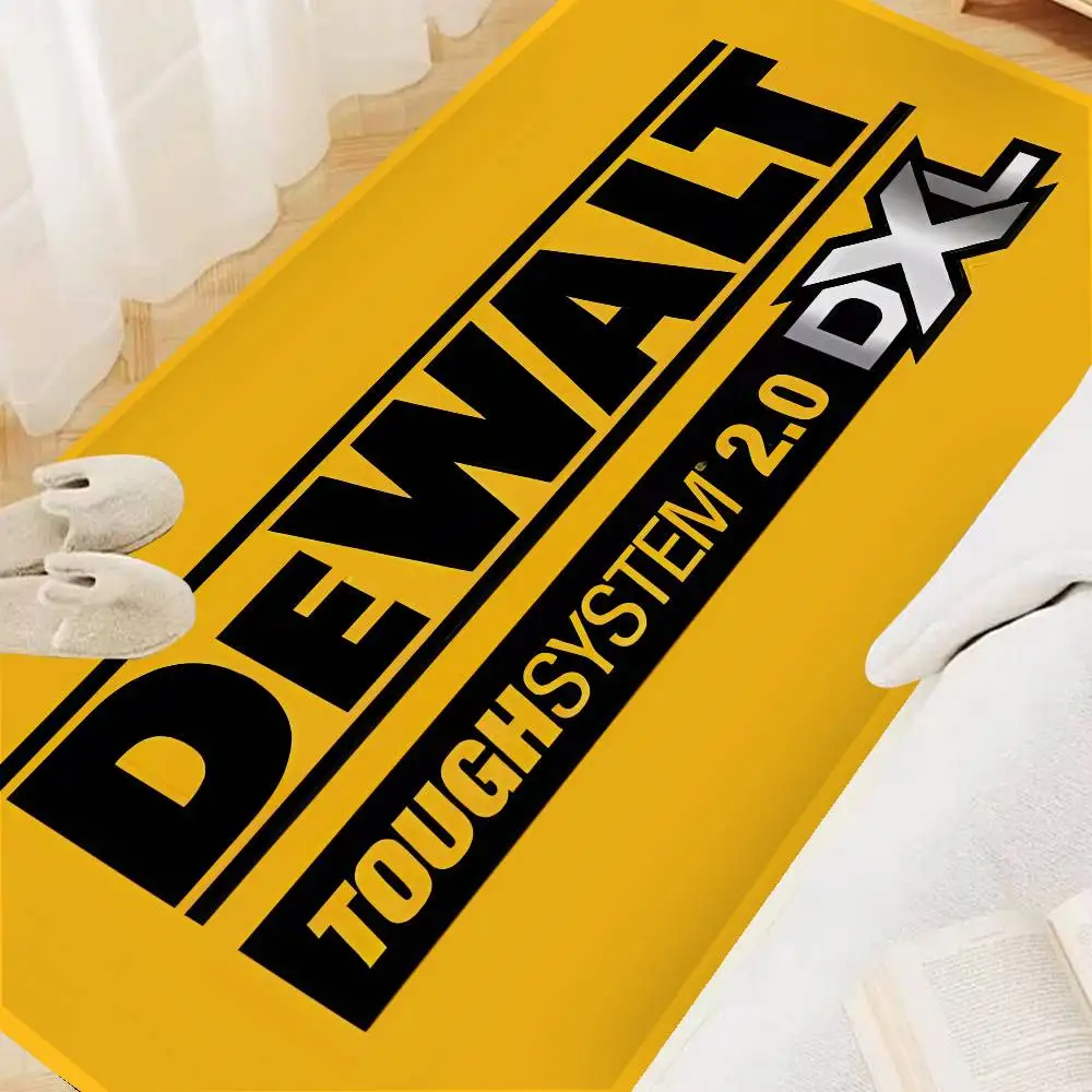 D-Dewalts Logo Floor Mat Cheaper Anti-slip Modern Living Room Balcony Printed Bedside Mats
D-Dewalts Logo Floor Mat Cheaper Anti-slip Modern Living Room Balcony Printed Bedside Mats