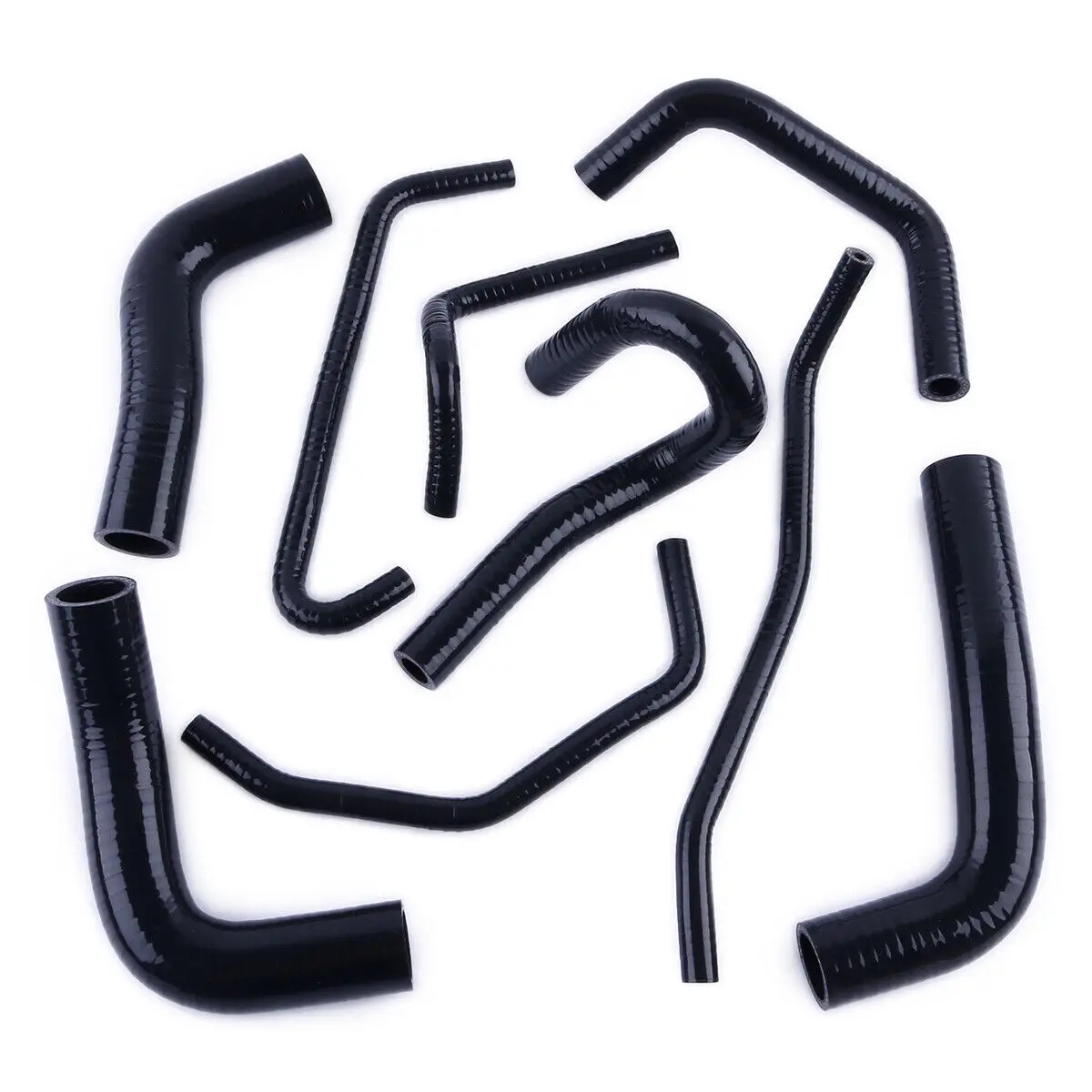 Silicone Coolant Radiator Hose Kit Fit 1994-1997 Mazda MIATA MX-5 NA 1.8L Black
Silicone Coolant Radiator Hose Kit Fit 1994-1997 Mazda MIATA MX-5 NA 1.8L Black