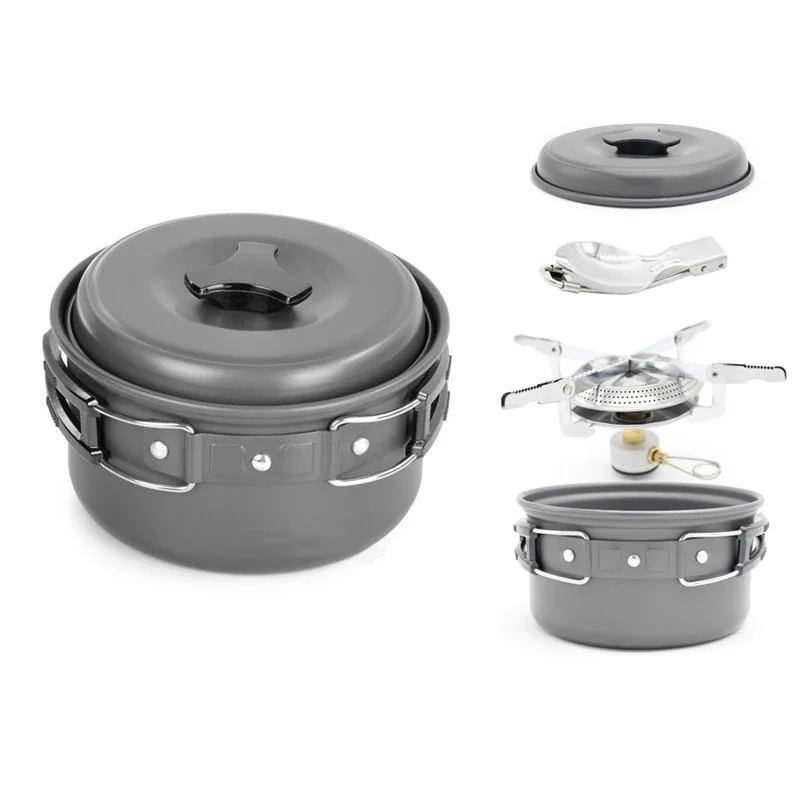 1 Person Ultralight Outdoor Camping Cookware Single Cooking Pot Utensils for Hiking Picnic Backpacking Tableware Pot Camp shower
1 Person Ultralight Outdoor Camping Cookware Single Cooking Pot Utensils for Hiking Picnic Backpacking Tableware Pot Camp shower