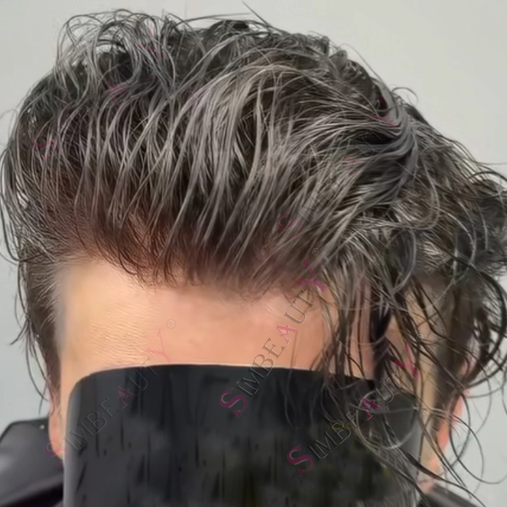 6' Men's Undetectable Skin PU Toupee Capillary Prosthes #4 #2 Dark Brown Grey Black Human Hair Injected Microskin System for Men
6' Men's Undetectable Skin PU Toupee Capillary Prosthes #4 #2 Dark Brown Grey Black Human Hair Injected Microskin System for Men