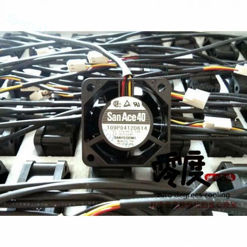A+ SANYO 4020 12V 0.18A 109P0412D614 4cm 3 line high speed server fan
A+ SANYO 4020 12V 0.18A 109P0412D614 4cm 3 line high speed server fan