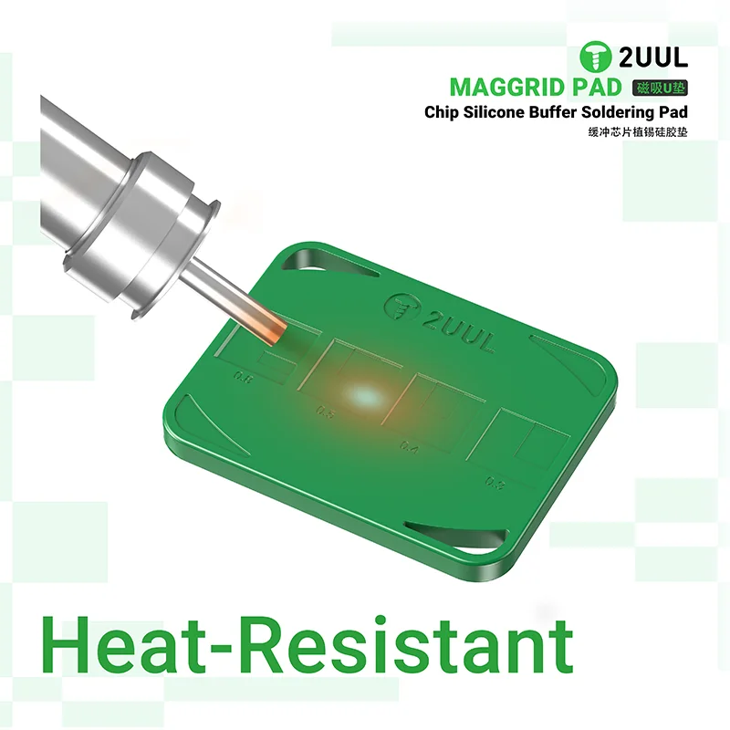 2UUL BH15 MagGrid Pad Chip Silicone Buffer Soldering Pad Magnetic Mat Silicone Work Mat Phone Repair Pad Maintenance
2UUL BH15 MagGrid Pad Chip Silicone Buffer Soldering Pad Magnetic Mat Silicone Work Mat Phone Repair Pad Maintenance