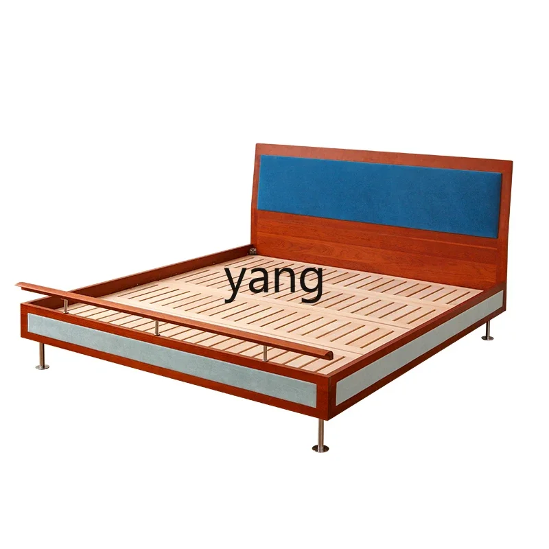 LTT retro solid wood cherry wood without bedside master bedroom soft medieval double bed
LTT retro solid wood cherry wood without bedside master bedroom soft medieval double bed