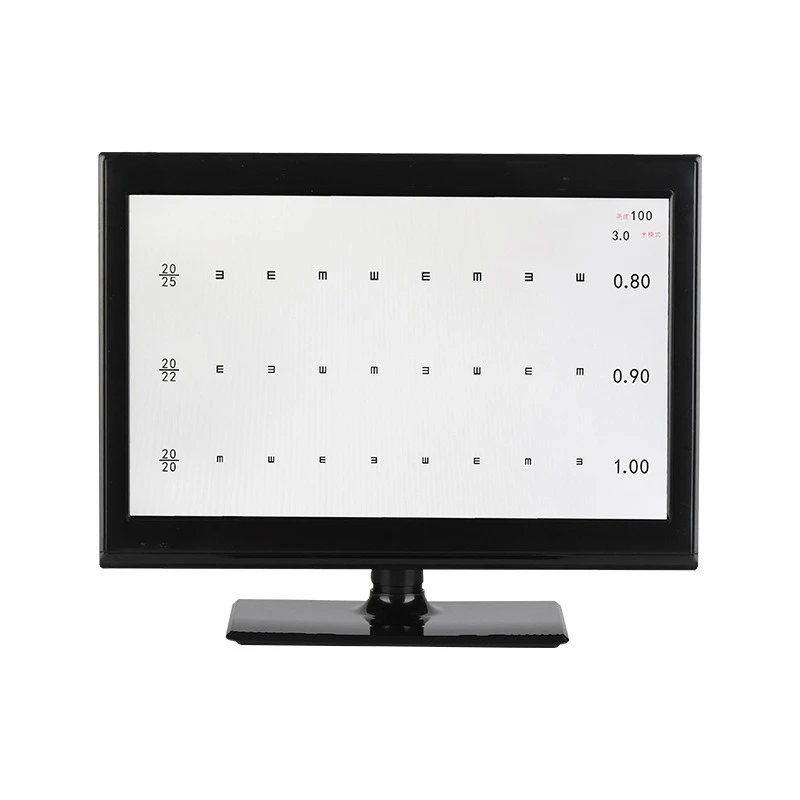 Computer eye chart 23/27 inch new visual function detector color LCD screen CE certification eye chart projection
Computer eye chart 23/27 inch new visual function detector color LCD screen CE certification eye chart projection