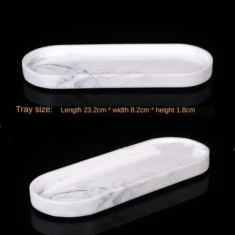Resin Tray Ink Effect Rectangular Oval Marble Pattern Easy To Clean Jewelry Plate Dinner Dish Household Bathroom Storage Supplie
Resin Tray Ink Effect Rectangular Oval Marble Pattern Easy To Clean Jewelry Plate Dinner Dish Household Bathroom Storage Supplie