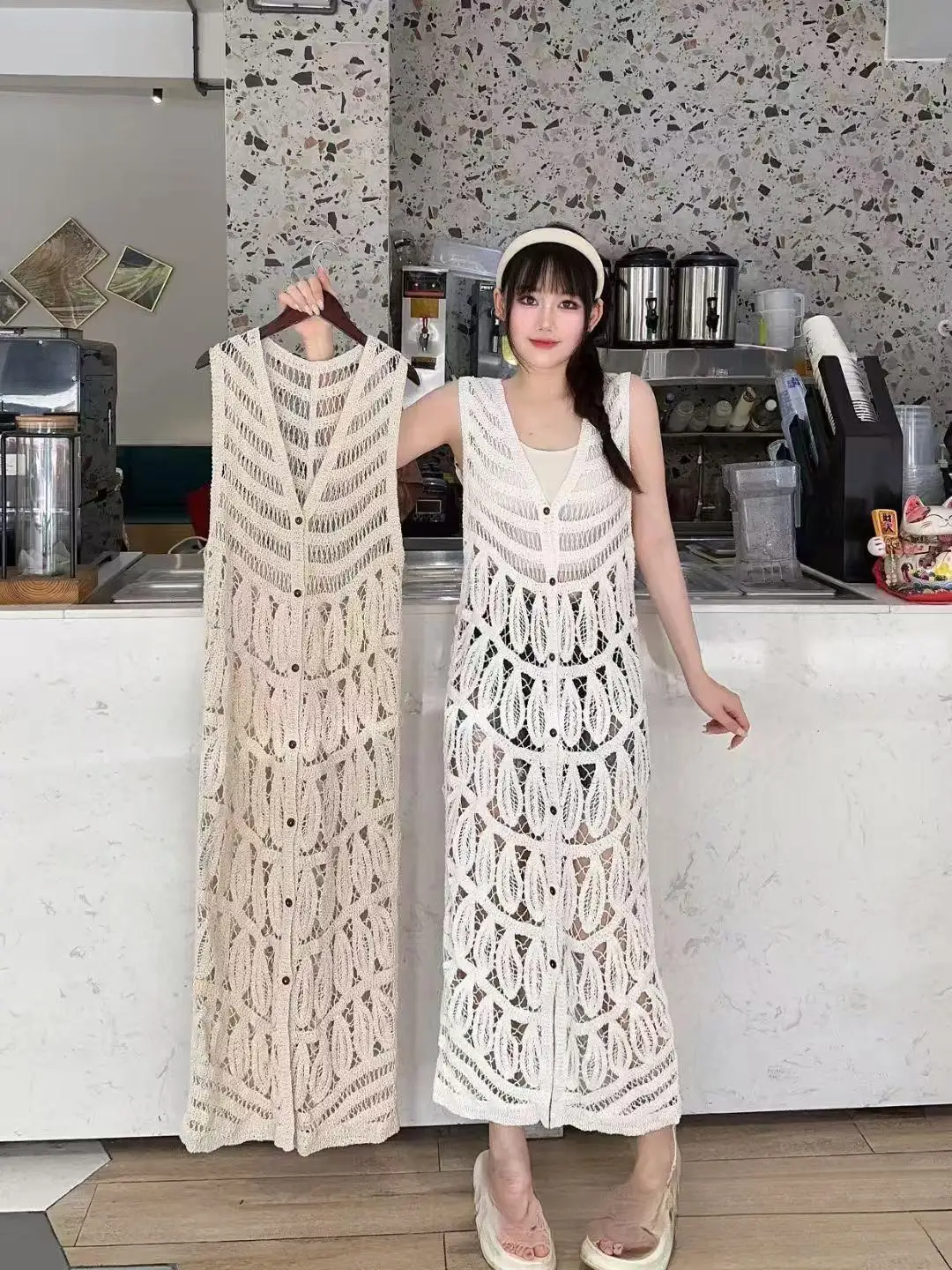 Knee Length Pullover K Pop Sweaters Jumpers Women Ribbing Oversize Urban Mother's Alt-Goth Folded Laced Printed Twisted V-Neck
Knee Length Pullover K Pop Sweaters Jumpers Women Ribbing Oversize Urban Mother's Alt-Goth Folded Laced Printed Twisted V-Neck