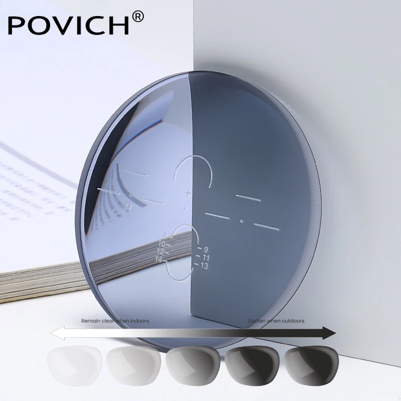 POVICH 1.56 1.61 1.67 1.74 HMC Anti-reflection Aspheric Photochromic Progressive Multi-focus Optical Prescription Glasses Lens
POVICH 1.56 1.61 1.67 1.74 HMC Anti-reflection Aspheric Photochromic Progressive Multi-focus Optical Prescription Glasses Lens