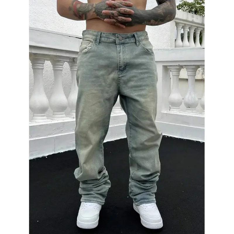 Vintage Men's Jeans Durable Non-Shrinking Retro Style Unisex Cord Closure Jeans for Spring Fashion Neutral Cowhide Fabric
Vintage Men's Jeans Durable Non-Shrinking Retro Style Unisex Cord Closure Jeans for Spring Fashion Neutral Cowhide Fabric