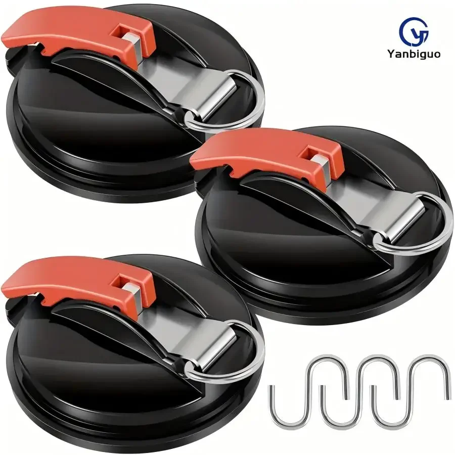 1/2/3pcs Heavy-Duty Suction Cup Car Hooks - Versatile for Camping Essentials,Suitable for Car Canopy, Tent,Window & Glass
1/2/3pcs Heavy-Duty Suction Cup Car Hooks - Versatile for Camping Essentials,Suitable for Car Canopy, Tent,Window & Glass