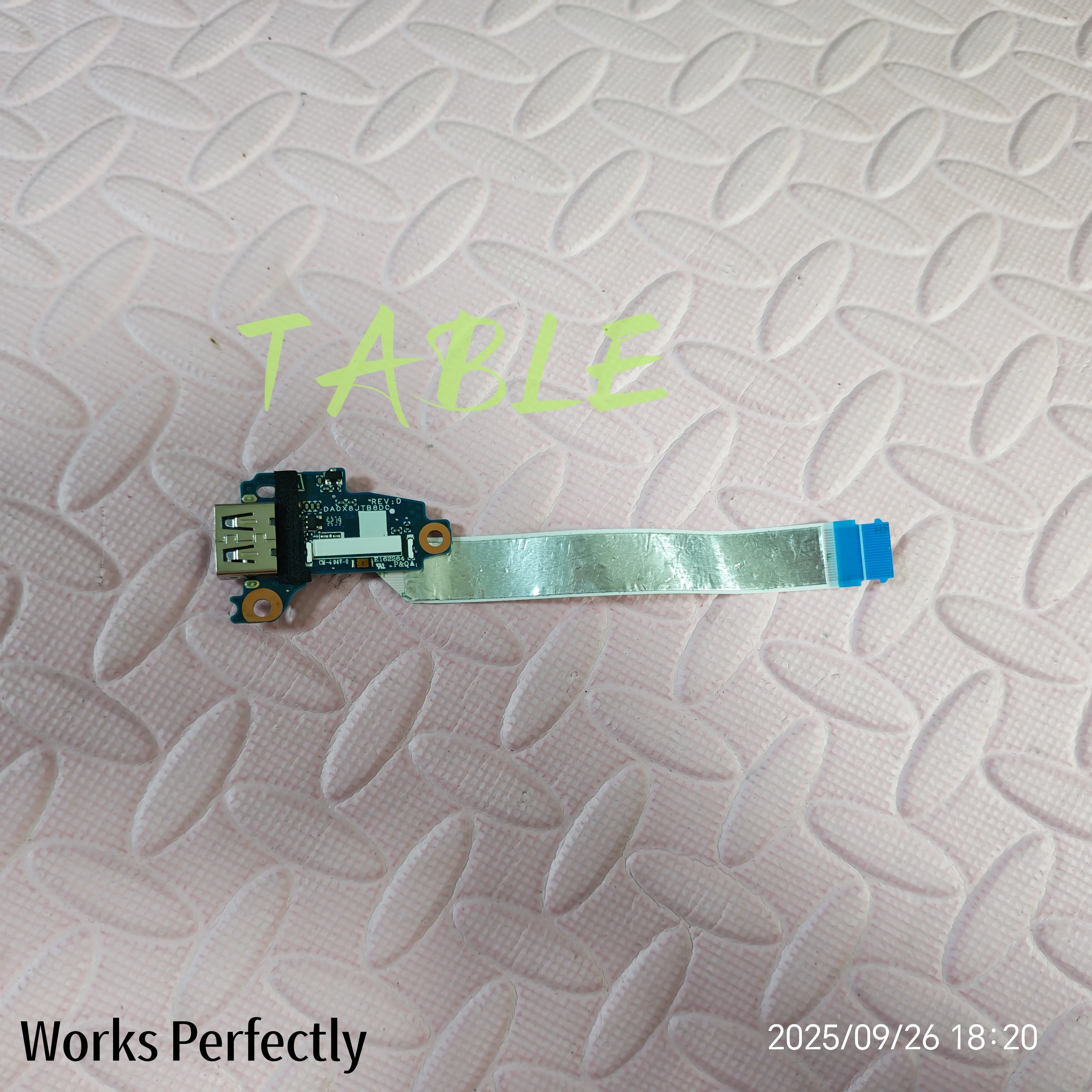 Для HP ProBook 440 G6 G7 Power USB плата ленточный гибкий кабель DA0X8JTB8D0
Для HP ProBook 440 G6 G7 Power USB плата ленточный гибкий кабель DA0X8JTB8D0