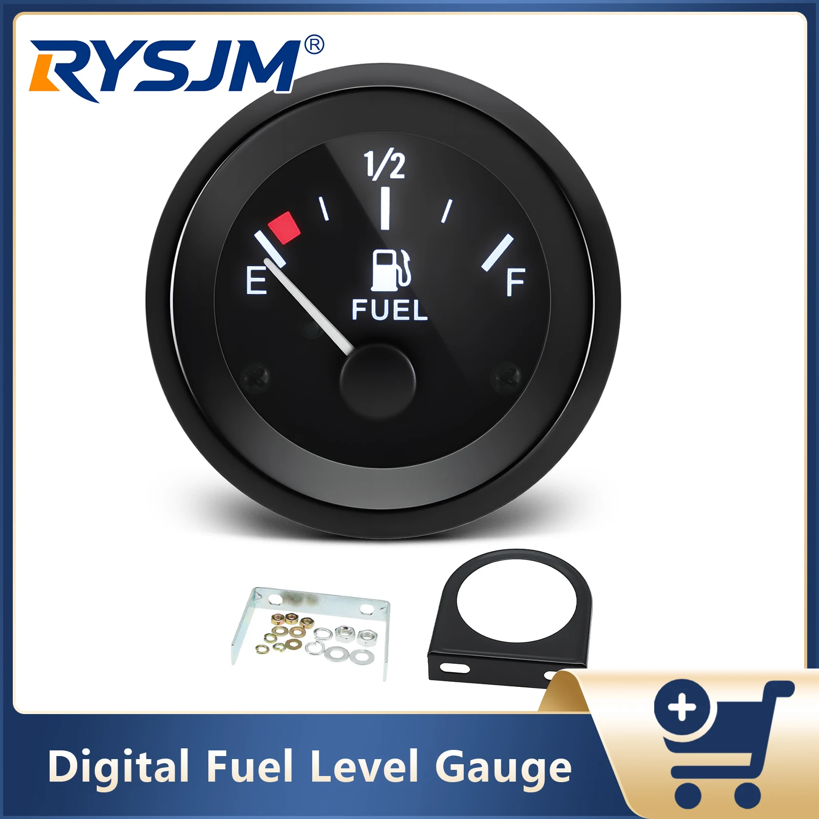 2" 52mm Fuel Level Gauge Oil Temp Water Temp Oil Pressure Meter Voltmeter With White LED Light For 12V Car Vehicle Accessories
2" 52mm Fuel Level Gauge Oil Temp Water Temp Oil Pressure Meter Voltmeter With White LED Light For 12V Car Vehicle Accessories