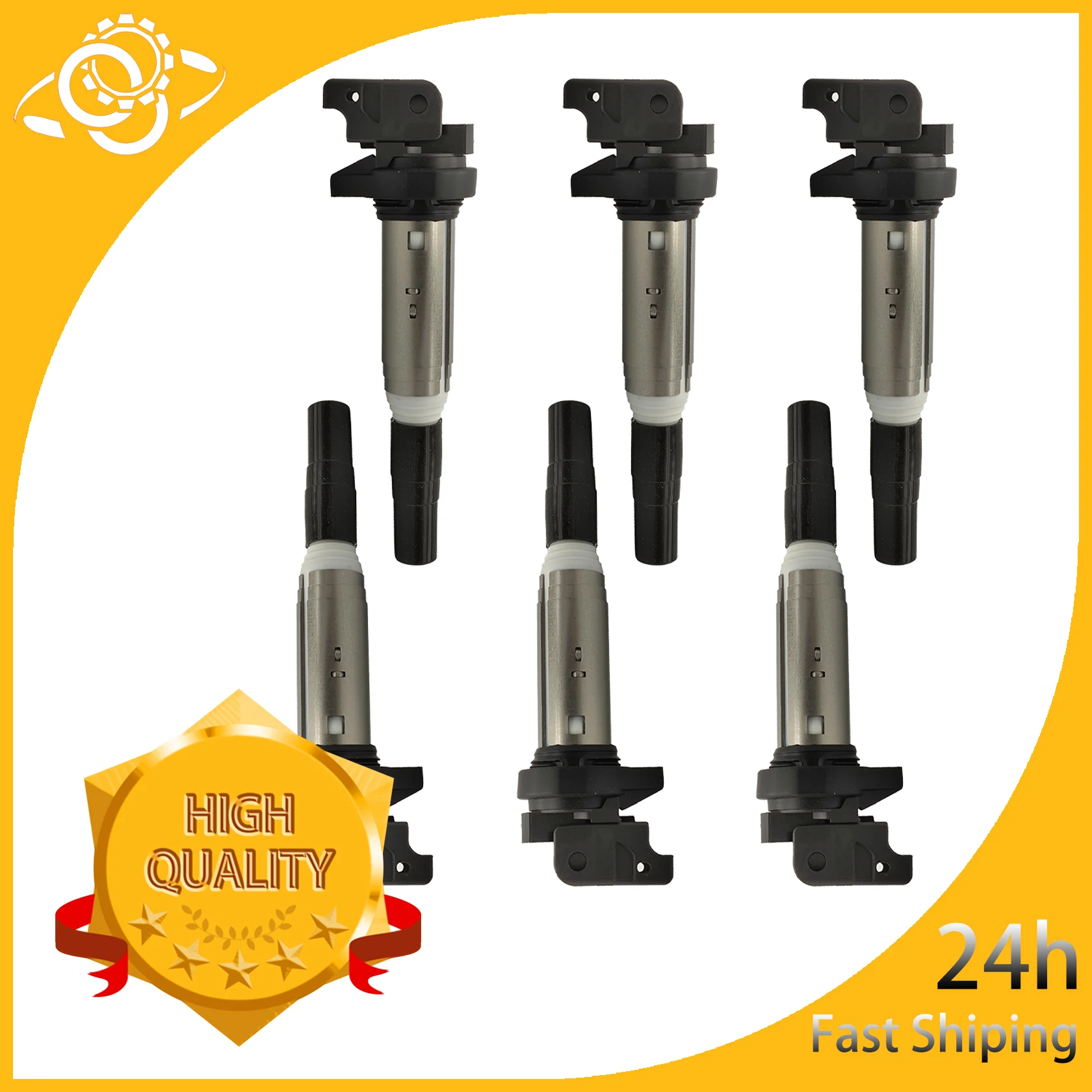 6psc Ignition Coil for BMW E90 E91 E60 E61 325i 330i 330xi 525i 525xi 530i 530xi 12137548553 12137594936 12137562744
6psc Ignition Coil for BMW E90 E91 E60 E61 325i 330i 330xi 525i 525xi 530i 530xi 12137548553 12137594936 12137562744
