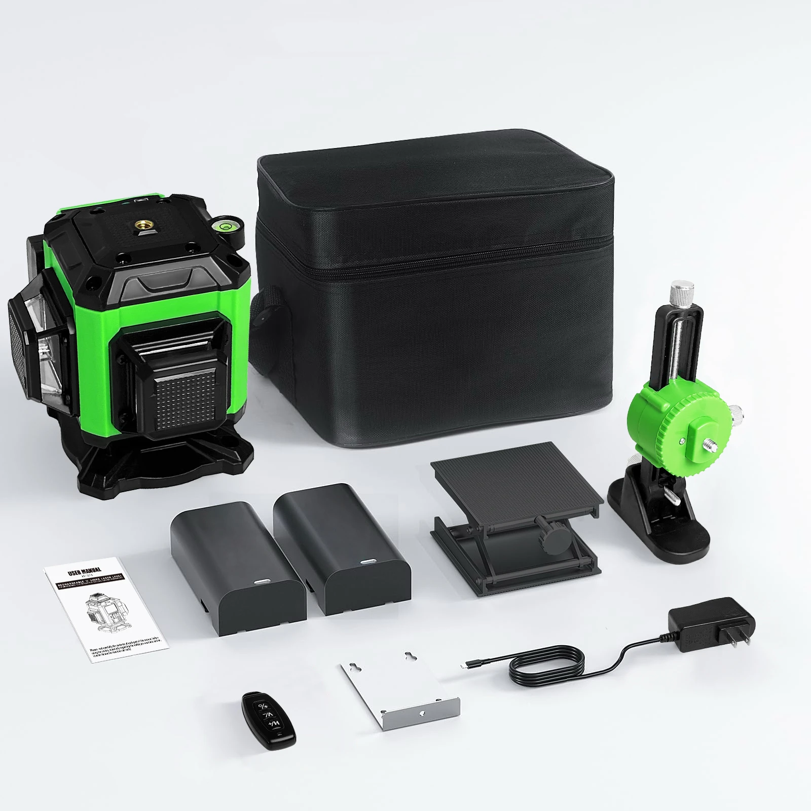 12 Line 3D Green Laser Level 360 Degree 4D Outdoor Nivel Tool 50m Working Distance for DIY Construction Home Renovation Pro
12 Line 3D Green Laser Level 360 Degree 4D Outdoor Nivel Tool 50m Working Distance for DIY Construction Home Renovation Pro