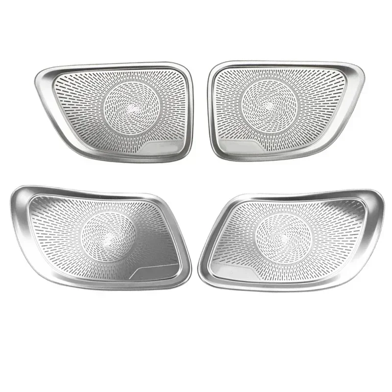 For Mercedes-Benz C Class W206 2022-2025 Stainless Steel Silver Car Audio Speaker Cover Door Speaker Cover Trim Car Accessories
For Mercedes-Benz C Class W206 2022-2025 Stainless Steel Silver Car Audio Speaker Cover Door Speaker Cover Trim Car Accessories