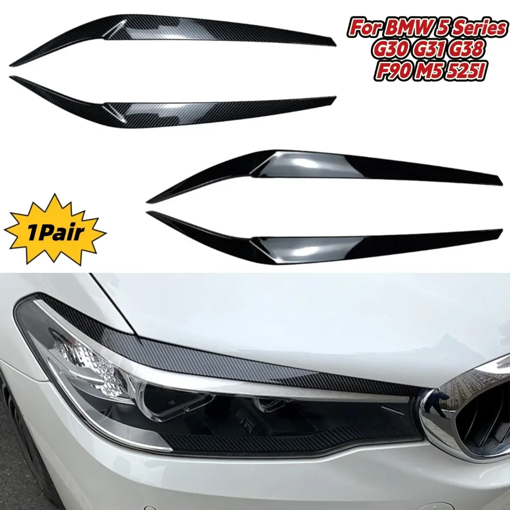 2Pcs Car Front Headlights Eyelid Eyebrows Trims For BMW 5 Series G30 G31 G38 F90 M5 525I 530I 540I 2017-2021 Car Accessories
2Pcs Car Front Headlights Eyelid Eyebrows Trims For BMW 5 Series G30 G31 G38 F90 M5 525I 530I 540I 2017-2021 Car Accessories