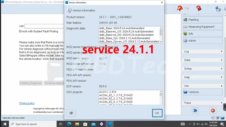 Postsetup_70201.101.4810 for 5054a Diagnostic ODIS-Service 7.2.1 software odis-s V11.0/V23.01 for 6154 Download&Install&Test ca
Postsetup_70201.101.4810 for 5054a Diagnostic ODIS-Service 7.2.1 software odis-s V11.0/V23.01 for 6154 Download&Install&Test ca
