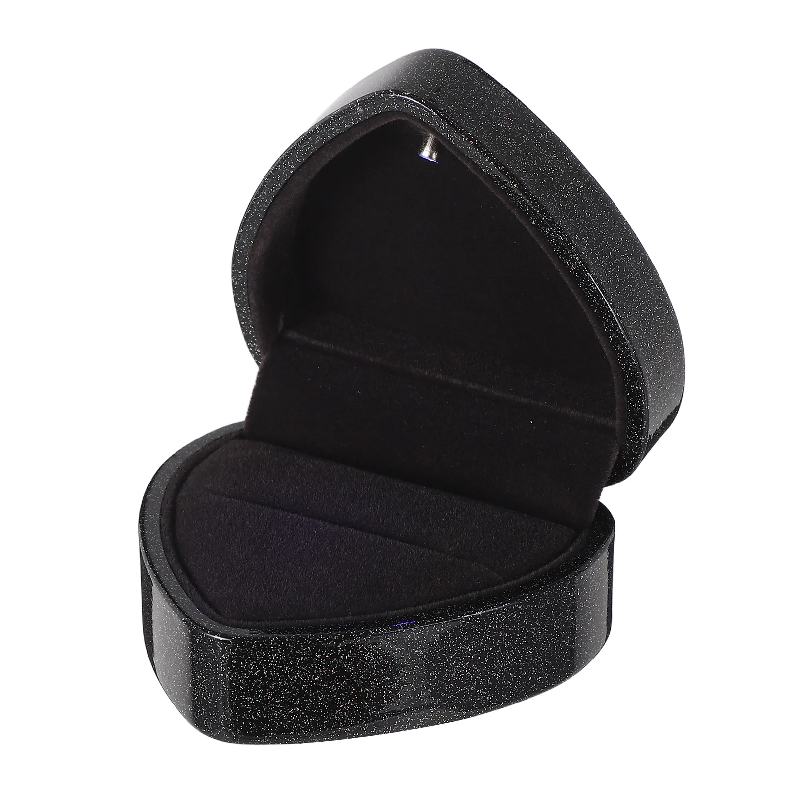 Роскошная шкатулка для колец со светодиодной подсветкой - подарочная коробка в форме сердца с автоматическим освещением - премиальный футляр для ювелирных украшений для предложения руки и сердца
Роскошная шкатулка для колец со светодиодной подсветкой - подарочная коробка в форме сердца с автоматическим освещением - премиальный футляр для ювелирных украшений для предложения руки и сердца