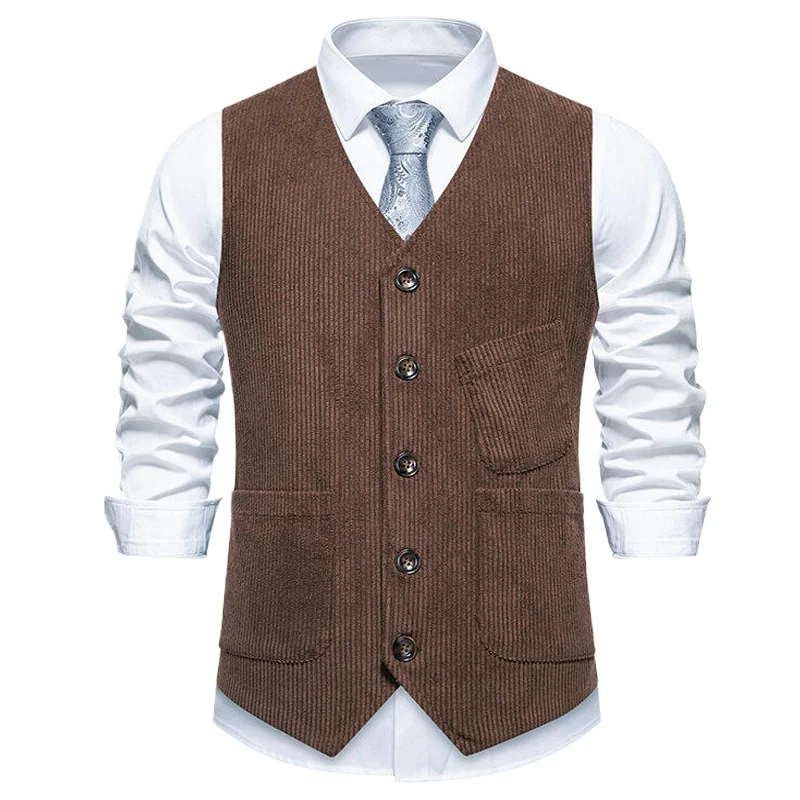 Corduroy Vintage Vest Man 2025 Irregular Pockets Designer Chaleco Hombre Cowboy Waistcoat Mens Vests Sleeveless Suits Jacket
Corduroy Vintage Vest Man 2025 Irregular Pockets Designer Chaleco Hombre Cowboy Waistcoat Mens Vests Sleeveless Suits Jacket