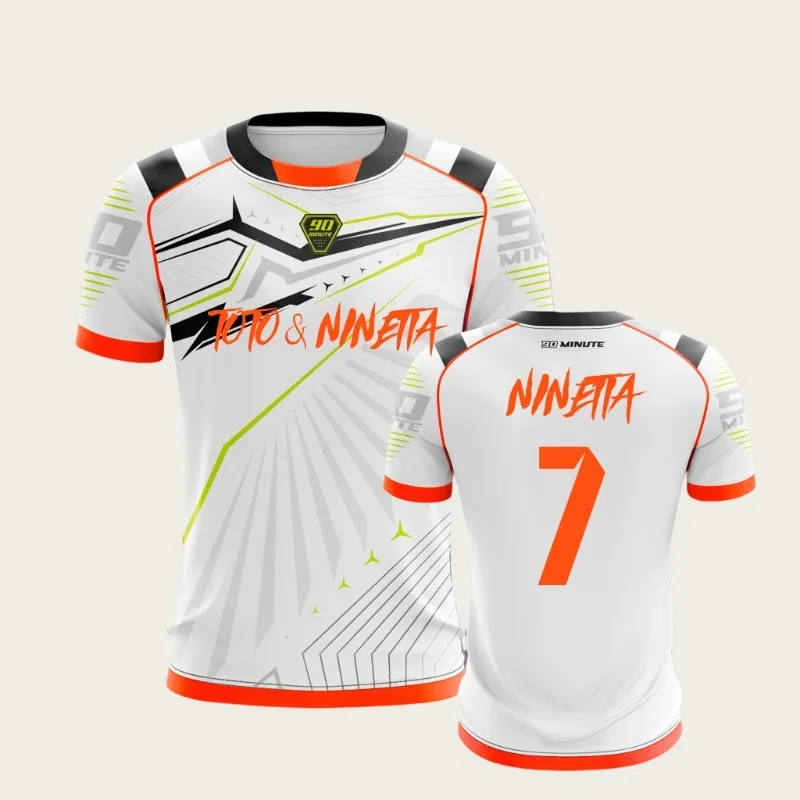 MOTO Men's and Women's Breathable 3D Printed Short Sleeve T-shirt 90 Minute Series Loose Fit Sports Enthusiast Top
MOTO Men's and Women's Breathable 3D Printed Short Sleeve T-shirt 90 Minute Series Loose Fit Sports Enthusiast Top