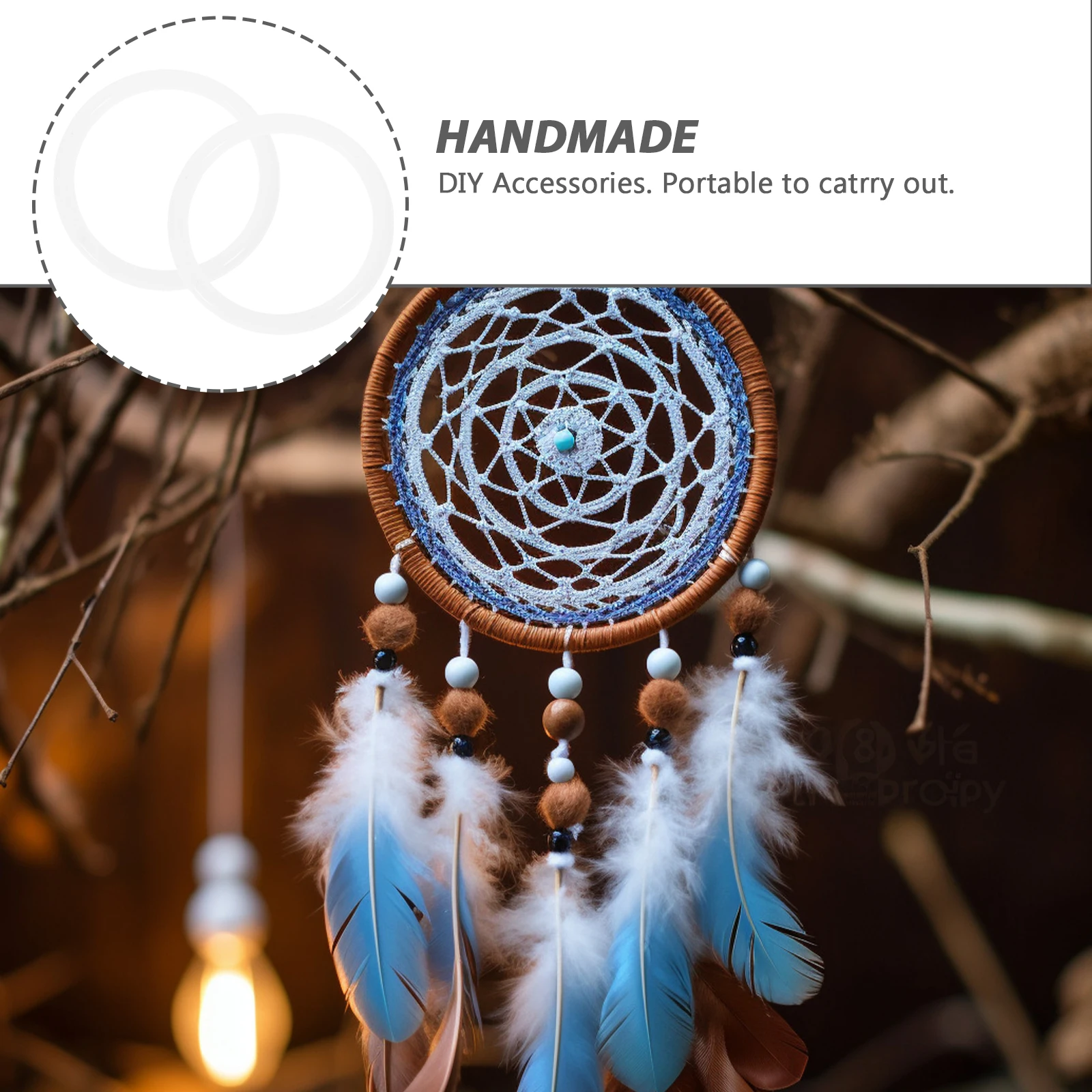 50Pcs White Plastic Macrame Hoops Dreamcatcher Rings for DIY Crafts and Home Decor Plastic Macrame Hoops Dream Catcher Ring
50Pcs White Plastic Macrame Hoops Dreamcatcher Rings for DIY Crafts and Home Decor Plastic Macrame Hoops Dream Catcher Ring