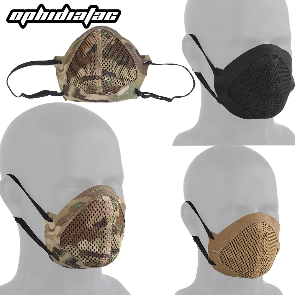 OPHIDIAN MSK1 Silicone Mask Tac Shooting Mask Foldable Protective Half Face Mask Suitable for Shooting Training, Outdoor Hunting
OPHIDIAN MSK1 Silicone Mask Tac Shooting Mask Foldable Protective Half Face Mask Suitable for Shooting Training, Outdoor Hunting