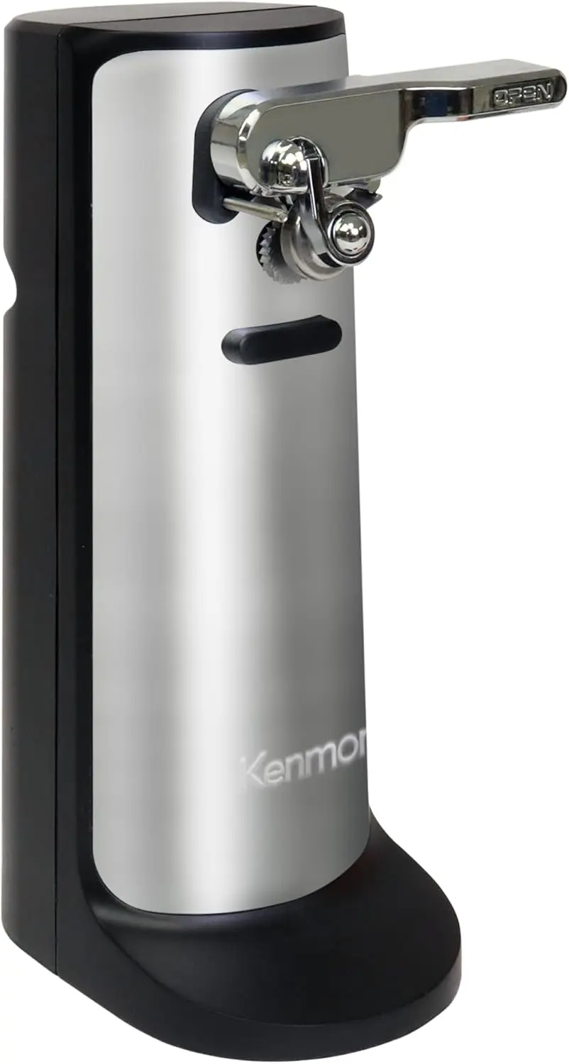 Kenmore Electric Can Opener - Arthritis-Friendly, Bottle Opener, Knife sharpener, Latas Abrelatas, Cord Storage, Automatic
Kenmore Electric Can Opener - Arthritis-Friendly, Bottle Opener, Knife sharpener, Latas Abrelatas, Cord Storage, Automatic