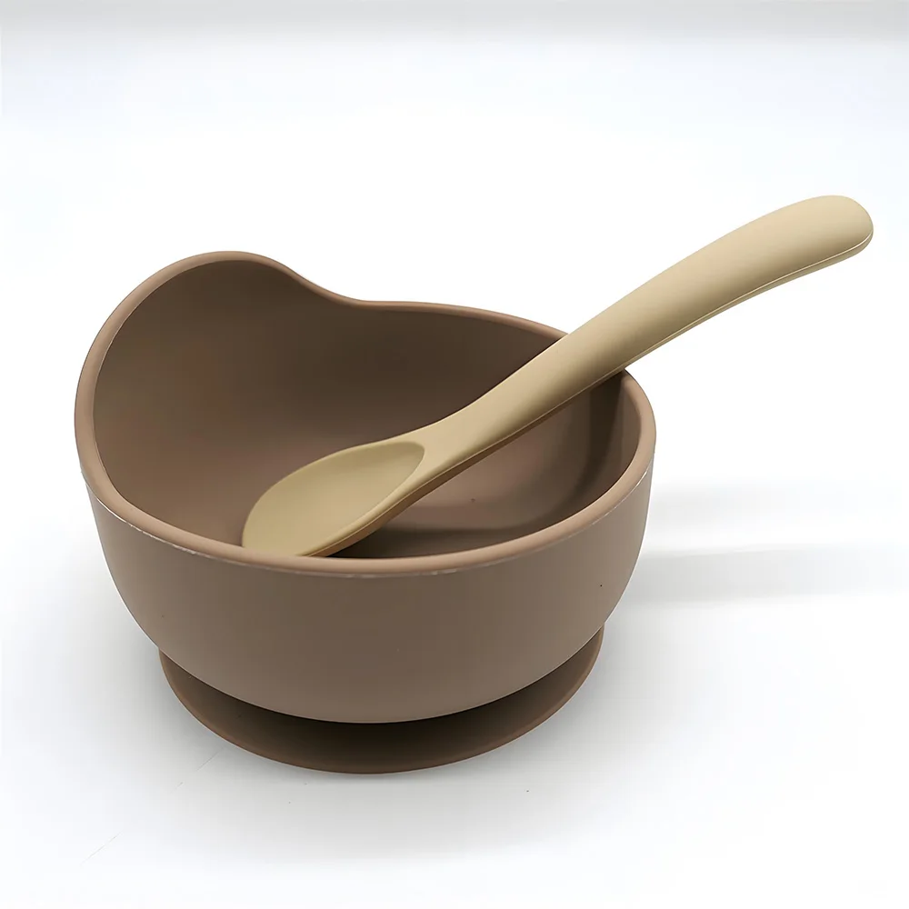 Children's tableware set Silicone bowl and spoon Milk powder bowl Suction bowl
Children's tableware set Silicone bowl and spoon Milk powder bowl Suction bowl