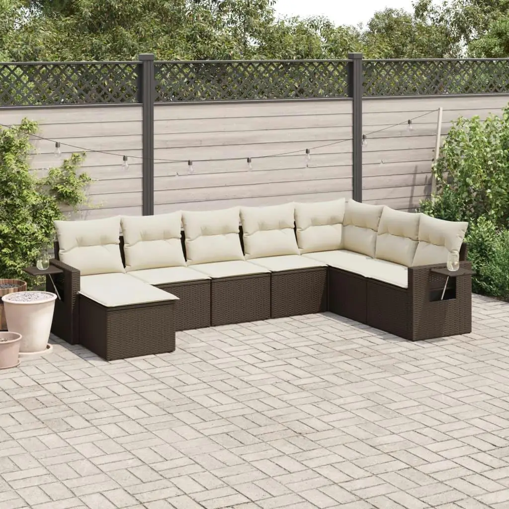 Garden Sofa Set Large Modular Brown PE Rattan Outdoor Seating Furniture for Patio Yard Deck Garden Relaxation
Garden Sofa Set Large Modular Brown PE Rattan Outdoor Seating Furniture for Patio Yard Deck Garden Relaxation
