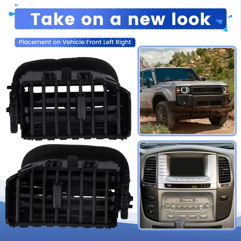 1 пара приборной панели, воздухозаборник для Toyota Land Cruiser 1998-2007 Lexus LX470 55670-60070 55670-60130
1 пара приборной панели, воздухозаборник для Toyota Land Cruiser 1998-2007 Lexus LX470 55670-60070 55670-60130