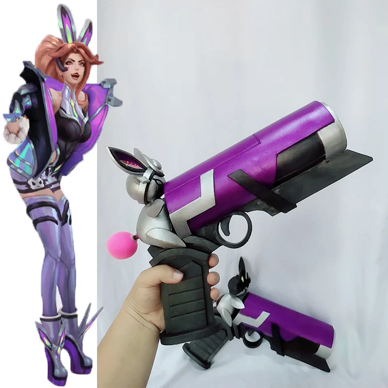 Костюм для косплея из аниме «LOL Battle Bunny Miss Fortune», реквизит, пистолет с подсветкой, реквизит, головной убор, костюм для косплея на Хэллоуин
Костюм для косплея из аниме «LOL Battle Bunny Miss Fortune», реквизит, пистолет с подсветкой, реквизит, головной убор, костюм для косплея на Хэллоуин