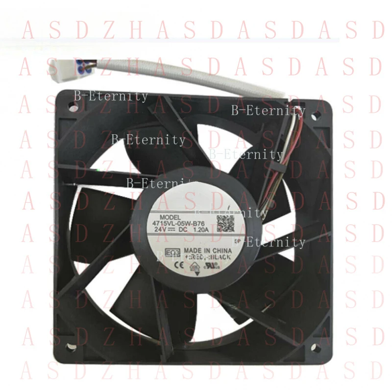 Z for NMB Fan 4715VL-05W-B76 DC24V 1.20A 120*120*38mm Cooling Fan Inverter Fan ACS880
Z for NMB Fan 4715VL-05W-B76 DC24V 1.20A 120*120*38mm Cooling Fan Inverter Fan ACS880